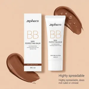 Baume perfecteur de peau Zephoco BB cream pour peaux foncées avec une texture crémeuse