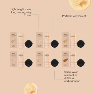 Zephoco clear concealer foundation stick set with multiple shades for natural finish