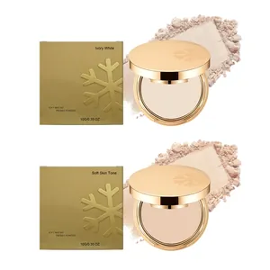 Polvos compactos mate de larga duración en tonos Ivory White y Soft Skin Tone, 10g