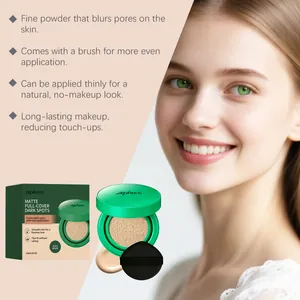 Fondotinta cushion opaco Zephoco in bianco avorio per un look naturale senza trucco