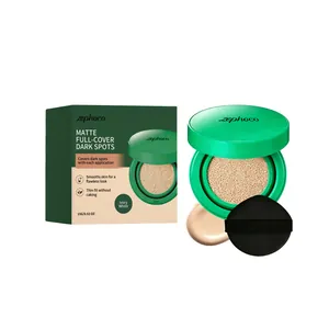 Fondotinta cushion Zephoco matte full-cover bianco avorio in confezione professionale 15g