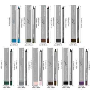 Gedetailleerde afmetingen en kleurkeuze van zephoco waterproof gel eyeliner potlood