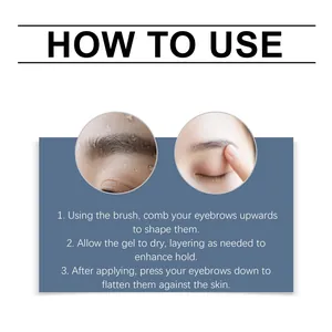 Guía visual detallada paso a paso para la aplicación del gel fijador de cejas