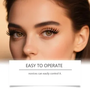 Macro shot of eyelashes and eyebrows from natural grey-black eyebrow stamp set