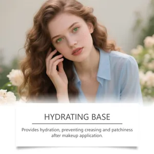 Detail showing smooth skin finish after using zephoco hydrating matte cushion base