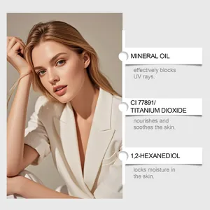 Vue détaillée des ingrédients nourrissants de la poudre matifiante pour un maquillage naturel