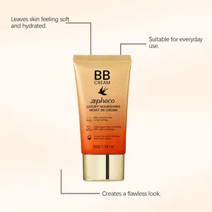 BB cream hidratante Zephoco para un aspecto impecable y una piel suave y nutrida