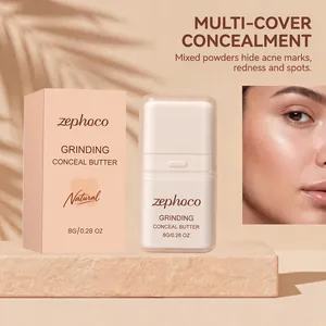 Detailed view of zephoco natural concealer butter with professional cover effect