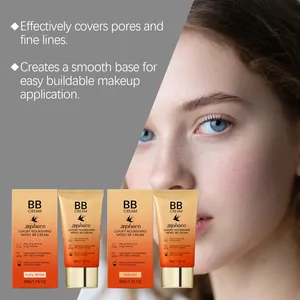 Vista detallada de la BB cream Zephoco Luxury para una cobertura suave de la piel