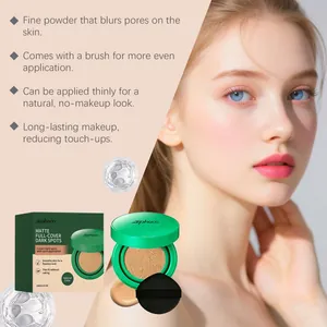 Professional zephoco matte cushion foundation for natural cover and flawless skin finish.