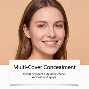 Detail van hydraterende concealer effect op lichte huid voor een vlekkeloze look