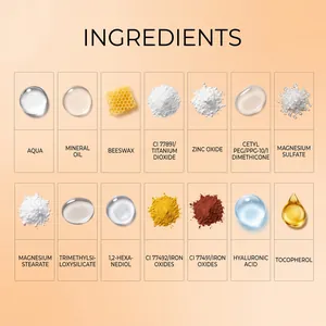 Dettaglio ingredienti correttore corpo con acido ialuronico e cera d'api naturale