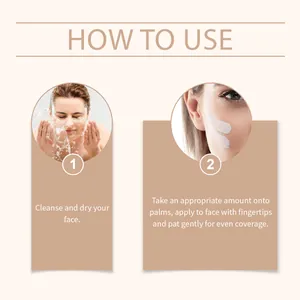 Step-by-step application guide for color-changing liquid foundation on clean skin