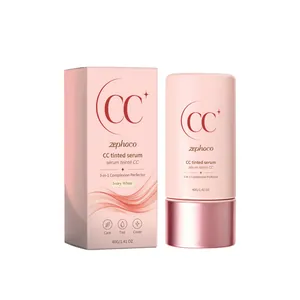 Sérum con color Zephoco CC 3 en 1 blanco marfil para un cutis natural perfecto