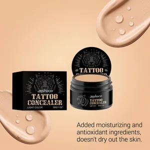 Correttore idratante Zephoco per tatuaggi, colore chiaro per una copertura corpo