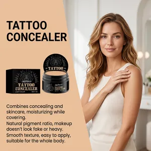 Correttore per tatuaggi Zephoco colore chiaro per il corpo con formula idratante