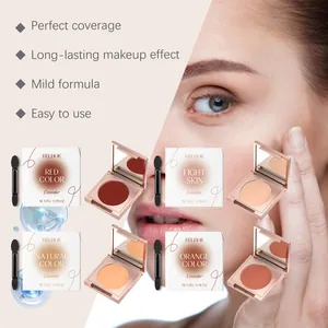 Comprehensive view of EELHOE concealer palette set showing four different skin-matching shades