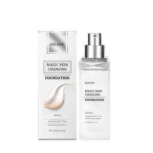 EELHOE Magic Skin Changing Foundation LSF30 mit Box, leichtes und mattes Finish für Gesicht