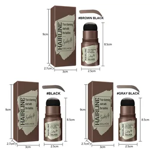 Dimensions et teintes du tampon poudre pour racine EELHOE avec applicateur éponge spécial