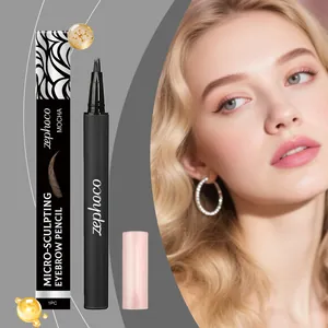 Detailed view of Zephoco micro-sculpting eyebrow pencil with natural long-lasting finish.