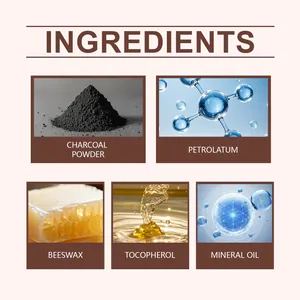 Detailed ingredient list for zephoco eyebrow pencil including charcoal and natural beeswax