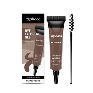 Braunes Wasserfestes Langanhaltendes Augenbrauengel Mit Formbürste Wischfestes Professionelles Augen Makeup Shaping Kosmetik Damen