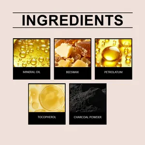 Detalle de ingredientes del lápiz de cejas 4D resistente al agua con cera de abeja