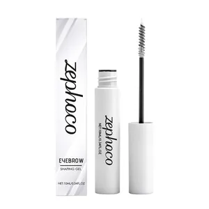 Gel fijador de cejas Zephoco para una fijación natural con aplicador y caja minimalista, 10ml