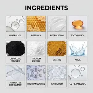 Ingredienti della matita per sopracciglia 2-in-1: olio minerale e cera d'api.
