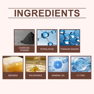 Ingredient list detailing natural components of dual-ended hairline and eyebrow pencil