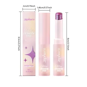 Detaillierte Maße des Starlight Purple Glitzer-Lidschattenstifts mit 3g Nettogewicht