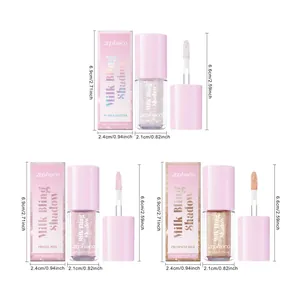 Dimensions for zephoco liquid eyeshadow series in purple, pink, and gold shades