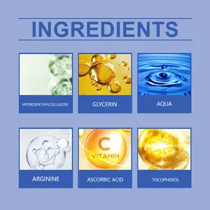 Detaillierte Inhaltsstoffe für wasserfestes Wimpernserum mit Vitamin C und Glycerin
