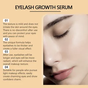 Detailed benefits of HOYGI eyelash growth serum for achieving natural curl and length.