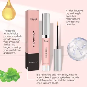 Detailansicht des Hoygi Wimpernserums mit sanfter Formel und Applikatorbürste