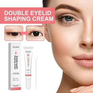 Set de crema moldeadora de párpados dobles con aplicador y resultados antes y después