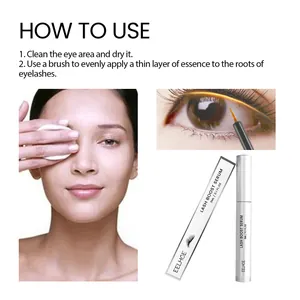Detailed step-by-step instructions for using EELHOE Lash Boost Serum for eyelashes