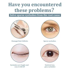 Detailansicht zur Veranschaulichung häufiger Wimpernprobleme wie spärliche Wimpern
