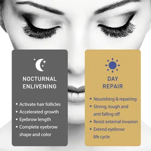 Detaillierte Vorteile des Wimpernserums für Tag und Nacht für längere Wimpern.