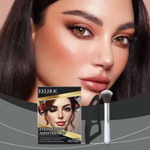 Kit de pochoir à paupières EELHOE réutilisable avec pinceau pour maquillage précis