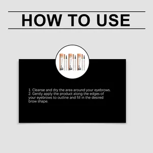 Detailed guide on how to use zephoco waterproof liquid eyebrow pencil for natural defined brows.
