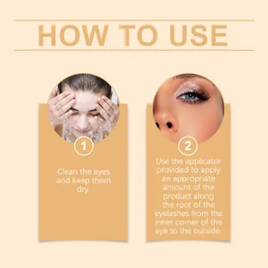 Illustrierte Schritt-für-Schritt-Anleitung zum Auftragen von Wimpernserum für beste Ergebnisse