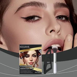 EELHOE Kit d'Assistance pour Ombres à Paupières Réutilisable Portable Set d'Outils de Maquillage des Yeux Avec Pinceau pour Débutants