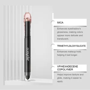 Ombretto in stick oro rosa Zephoco con mica e ingredienti per migliorare la texture