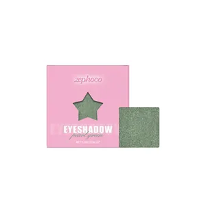 ZEPHOCO perlgruner Einzellidschatten in rosa minimalistischer Sternverpackung