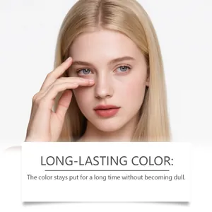 Zephoco 2-in-1 waterproof eyeliner shown on blonde model with long-lasting color