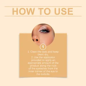 Anleitung zur Anwendung von Wimpernserum für einen natürlich geschwungenen Look