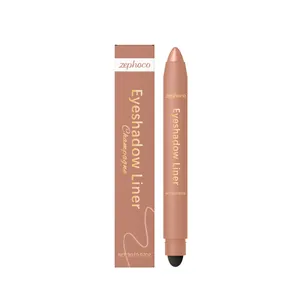 Matita Ombretto Eyeliner Doppia Punta Zephoco Champagne Impermeabile Squisita Trucco Occhi Lunga Durata Effetto Brillante Donna