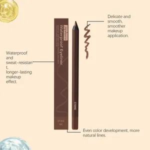Detail van ZEPHOCO Stone waterproof eyeliner met gladde textuur en natuurlijke lijn.