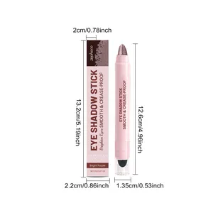 Detaillierte Maßtabelle für Zephoco Schimmer Creme Lidschattenstift in Hellviolett